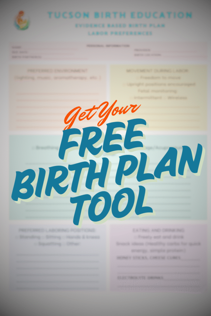 Free Birth Plan Tool!
